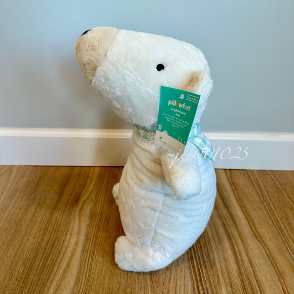 Polar Bear Weighted Plush Throw Pillow - Pillowfort - Picture 9 of 12